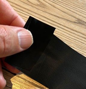 Pliage de la seconde extrémité du tape